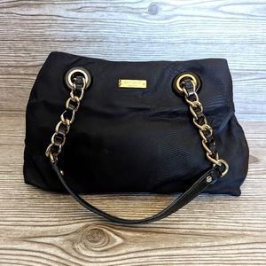 Kate Spade Black Satin Shoulder Bag